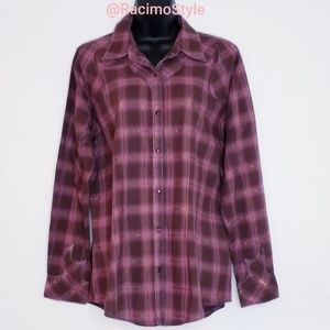 Rock 47 by Wrangler Western Blouse Size XL